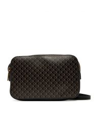 Calvin Klein Torebka Emblem Aop Elongated Camera Bag LV04F3268G Czarny. Czarne listonoszki Calvin Klein, bez wzorów, ze skóry, bez dodatków. Za 469.99 zł.