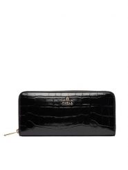 Furla Portfel Camelia L WP00313 BX4255 O6000 Czarny. Czarne portfele Furla, bez wzorów, ze skóry. Za 809.99 zł.