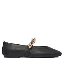 Baleriny Steve Madden. Czarne baleriny Steve Madden, bez wzorów, bez obcasa. Za 519.99 zł.
