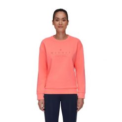 Bluza trekkingowa damska Mammut Core ML Crew Neck Logo. Zielone bluzy Mammut, xs, bez wzorów, bez kaptura. Za 219.99 zł.
