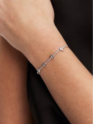 Aldo Bransoletka Heartlink 13994945 Srebrny. Szare bransoletki Aldo, metalowe. Za 89.99 zł.