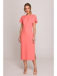 Stylove Sukienka w kolorze pomarańczowym rozmiar: M. Pomarańczowe sukienki Stylove, m, bez wzorów, bez kołnierzyka, bez ramiączek, maxi. Za 294.28 zł.