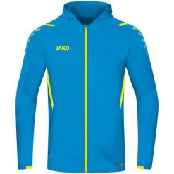 Bluza dresowa z kapturem Jako Challenge. Niebieskie bluzy sportowe JAKO, l, bez wzorów, z dresówki, z kapturem. Za 326.45 zł.