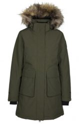 Dlx Ellington - Kurtka parka damska Dark Vine. Zielone kurtki DLX, na zimę, m, bez wzorów, z futra. Za 842.99 zł.