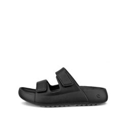 Klapki 2-pasmowe Ecco Cozmo Eva. Czarne klapki ecco, bez wzorów, bez obcasa. Za 253.00 zł.
