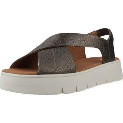 Sandały GEOX D DANDRA 40 Brązowy. Brązowe sandały Geox, bez wzorów, z syntetyku, sportowe, bez obcasa, bez zapięcia. Za 332.99 zł.
