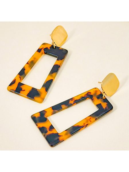 LA CHIQUITA Pozłacane kolczyki-wkrętki "Leona Steel" rozmiar: onesize. Brązowe kolczyki LA CHIQUITA, pozłacane. Za 95.92 zł.