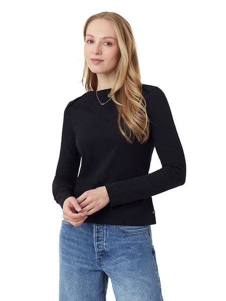 Scotch & Soda Koszulka w kolorze czarnym rozmiar: S. Czarne bluzki Scotch & Soda, s, bez wzorów, z bawełny, bez kołnierzyka, bez ramiączek. Za 144.95 zł.