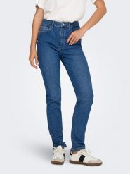 ONLY Carmakoma Dżinsy - Slim fit - w kolorze niebieskim rozmiar: W28/L32. Niebieskie jeansy Only Carmakoma, l, z aplikacjami, z podwyższonym stanem. Za 78.66 zł.