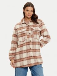 Roxy Kurtka koszulowa Check The Swell IIII ERJJK03615 Beżowy Relaxed Fit. Brązowe kurtki Roxy, s, bez wzorów, z syntetyku, bez kaptura. Za 199.99 zł.