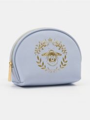 Kosmetyczka Bridgerton - błękitny. Niebieskie kufry i kosmetyczki Sinsay, bez wzorów, bez dodatków. Za 15.99 zł.