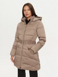 Guess Płaszcz zimowy Seline W4BL58 WGL72 Brązowy Regular Fit. Brązowe płaszcze Guess, na zimę, xs, z aplikacjami, z syntetyku, bez kaptura. Za 839.99 zł.