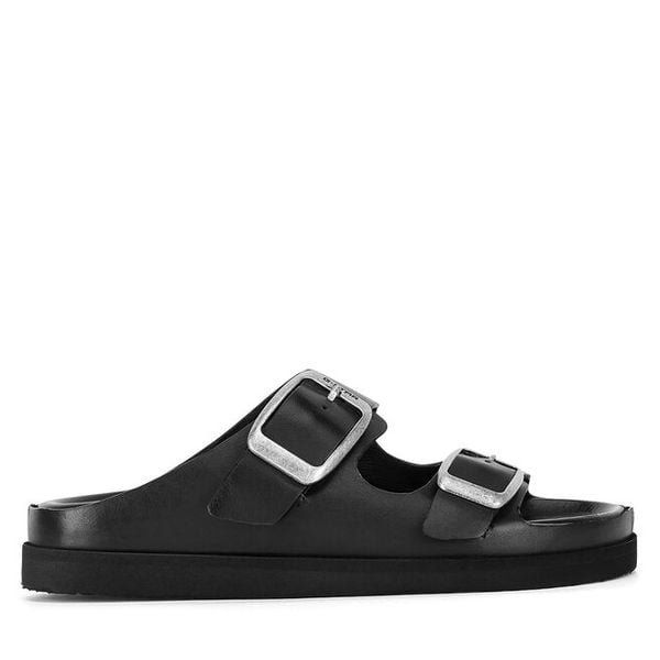 Klapki G-Star. Czarne klapki G-Star, bez wzorów, bez obcasa. Za 379.99 zł.