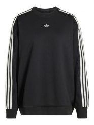 Adidas Bluza Lace 3 Stripes Crew LG4251 Czarny Regular Fit. Czarne bluzy Adidas, xs, bez wzorów, z bawełny, bez kaptura. Za 299.99 zł.