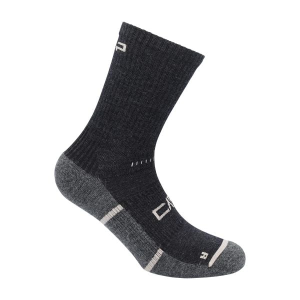 Skarpetki damskie z wełny merino CMP. Szare skarpety CMP, bez wzorów, z materiału. Za 69.00 zł.
