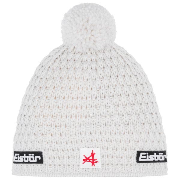 Czapka damska Trail Pompon MÜ SA. Białe czapki Eisbar, bez wzorów, z poliakrylu. Za 205.51 zł.