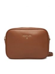Patrizia Pepe Torebka CB8985/L001-B111 Brązowy. Brązowe listonoszki Patrizia Pepe, bez wzorów, ze skóry, bez dodatków. Za 689.99 zł.