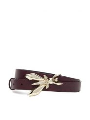 Patrizia Pepe Pasek Damski 8W0016/L001-M536 Fioletowy. Fioletowe paski Patrizia Pepe, bez wzorów, ze skóry. Za 449.99 zł.