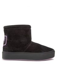 Chiara Ferragni Śniegowce CF3059-001 Czarny. Czarne trapery i śniegowce Chiara Ferragni, ze skóry. Za 1,319.00 zł.