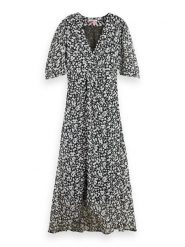 Scotch & Soda Sukienka w kolorze czarnym rozmiar: 38. Czarne sukienki Scotch & Soda, bez wzorów, bez kołnierzyka, bez ramiączek, maxi. Za 202.50 zł.