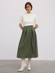 BGN Spódnica w kolorze khaki rozmiar: 38. Brązowe spódnice BGN, na co dzień, bez wzorów, maxi, proste. Za 184.89 zł.