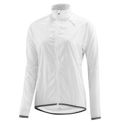 Damska wiatrówka rowerowa Löffler. Białe kurtki sportowe LOFFLER, l, bez wzorów, bez kaptura, rowerowe. W wyprzedaży za 402.50 zł.