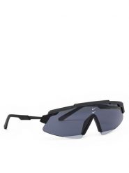Nike Okulary przeciwsłoneczne Marquee FN0301 021 Czarny. Czarne okulary przeciwsłoneczne Nike, bez wzorów, z tworzywa sztucznego. Za 539.99 zł.