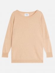 AUTHENTIC CASHMERE Kaszmirowy sweter "Goléon" w kolorze beżowym rozmiar: M. Brązowe swetry AUTHENTIC CASHMERE, m, bez wzorów, z kaszmiru, bez ramiączek. Za 369.99 zł.