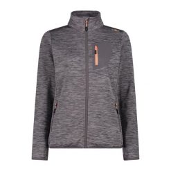 Damska bluza zapinana na zamek CMP. Brązowe bluzy sportowe CMP, l, bez wzorów, bez kaptura. Za 276.00 zł.