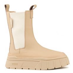 Buty damskie sportowe Puma MAYZE STACK CHELSEA. Brązowe obuwie sportowe Puma, trekkingowe. W wyprzedaży za 248.00 zł.