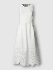 Pepe Jeans Sukienka "Naomi" w kolorze białym rozmiar: M. Białe sukienki Pepe Jeans, m, bez wzorów, z bawełny, bez kołnierzyka, bez ramiączek, maxi. Za 217.99 zł.