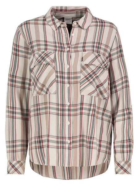 Urban Surface Bluzka w kolorze beżowo-szarym rozmiar: XL. Brązowe bluzki Urban Surface, xl, bez wzorów, z wiskozy, bez kołnierzyka, bez ramiączek. Za 43.37 zł.