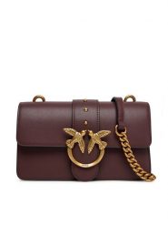 PINKO Torebka Love One Mini ST.CL Al 25-26 PLTT 105856 A0F1 Bordowy. Czerwone torebki klasyczne Pinko, bez wzorów, ze skóry, bez dodatków. Za 1,199.00 zł.