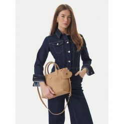 Torebka Guess. Brązowe torebki klasyczne Guess, z aplikacjami, bez dodatków. Za 299.99 zł.