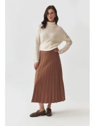 TATUUM Spódnica w kolorze jasnobrązowym rozmiar: M. Brązowe spódnice Tatuum, m, bez wzorów, maxi, rozkloszowane. Za 135.49 zł.