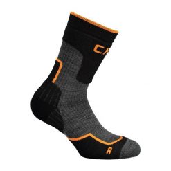 Skarpety trekkingowe CMP WOOL MID. Czarne skarpety CMP, bez wzorów. Za 79.99 zł.