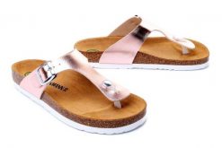 DR. BRINKMANN 700994-42 rosa, klapki/japonki profilaktyczne damskie. Klapki Dr. Brinkmann, bez wzorów, bez obcasa. Za 115.43 zł.