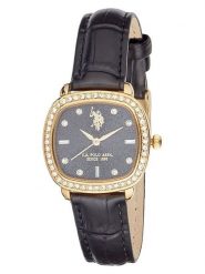 U.S. Polo Assn. Zegarek kwarcowy w kolorze złoto-czarno-szarym rozmiar: onesize. Czarne, analogowe zegarki U.S. Polo Assn., metalowe. Za 217.99 zł.