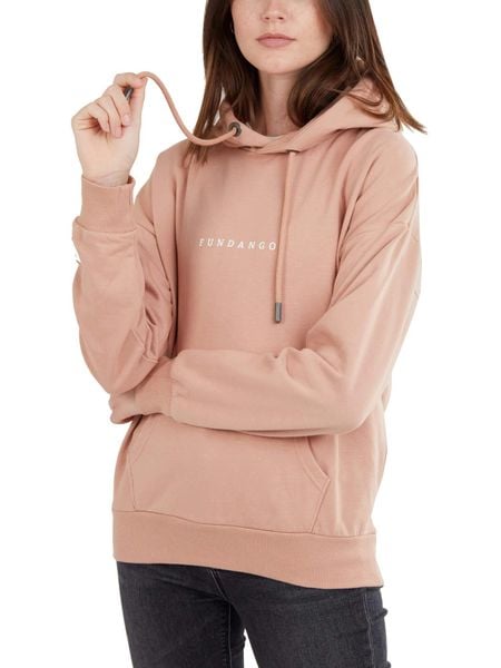Damska bluza z kapturem Fundango Haley. Czerwone bluzy FUNDANGO, xl, bez wzorów, z bawełny, z kapturem. Za 239.90 zł.