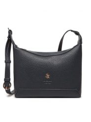 Beverly Hills Polo Club Torebka CEO-BHPC-C-008-08 Granatowy. Niebieskie torebki klasyczne Beverly Hills Polo Club, bez wzorów, z materiału, bez dodatków. Za 199.99 zł.