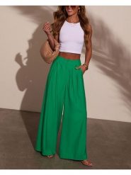 Milan Kiss Spodnie w kolorze zielonym rozmiar: S. Zielone spodnie materiałowe Milan Kiss, s, bez wzorów, z materiału. Za 162.49 zł.