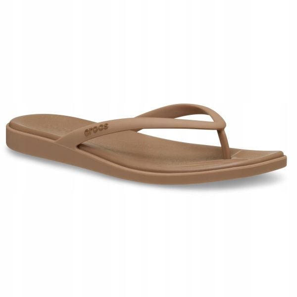 Japonki Dla Dorosłych Crocs Miami Flip. Czerwone klapki Crocs, bez wzorów, z materiału, bez obcasa. Za 169.99 zł.