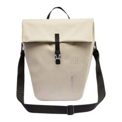 Torba na rower VAUDE ReCycle Pro. Brązowe torby na ramię Vaude, bez wzorów, z materiału, eleganckie, na ramię, duże, z tłoczeniem, bez dodatków. Za 441.30 zł.