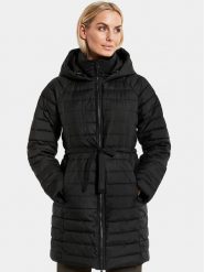 Didriksons Płaszcz zimowy Karla 504316 Czarny Regular Fit. Czarne płaszcze Didriksons, na zimę, bez wzorów, z syntetyku, bez kaptura. Za 1,299.00 zł.