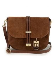 Lucca Baldi Skórzana torebka "Varallo" w kolorze brązowym - 21 x 18 x 8 cm rozmiar: onesize. Brązowe torby na ramię Lucca Baldi, bez wzorów, z materiału, na ramię, bez dodatków. Za 195.99 zł.