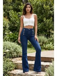 SOULSHAE Dżinsy - Slimf fit - w kolorze granatowym rozmiar: S. Niebieskie jeansy SOULSHAE, s, bez wzorów, z podwyższonym stanem. Za 154.95 zł.
