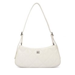 Torebka Calvin Klein. Białe torebki klasyczne Calvin Klein, bez wzorów, bez dodatków. Za 489.99 zł.