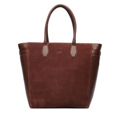 Torebka Guess. Brązowe shopper Guess, z aplikacjami, bez dodatków. Za 799.99 zł.