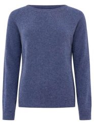 Zwillingsherz Kaszmirowy sweter w kolorze niebieskim rozmiar: S. Niebieskie swetry Zwillingsherz, s, bez wzorów, z kaszmiru, bez ramiączek. Za 358.48 zł.