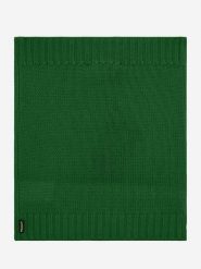 Ecoalf Wełniany szal-koło w kolorze zielonym - 24,5 x 30 cm rozmiar: onesize. Zielone szaliki Ecoalf, bez wzorów, ze skóry. Za 105.63 zł.